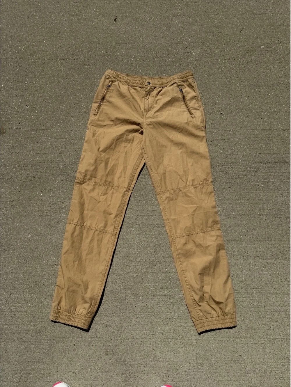 Polo Ralph Lauren boys Khaki Jogger Pants XL Elastic Waist
